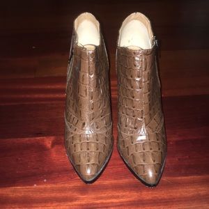 Faux Crocodile booties!